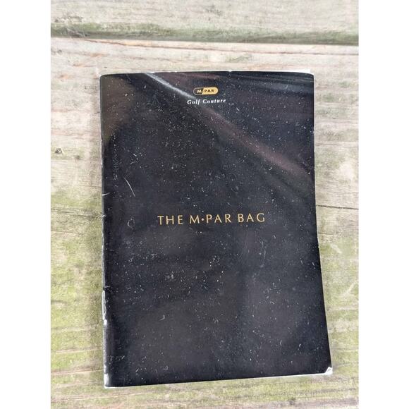 Genuine grain leather M.Par of Scotland professional golfer weekender bag - Picture 10 of 10